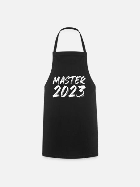 Master 2023 - Kochschürze - Schwarz