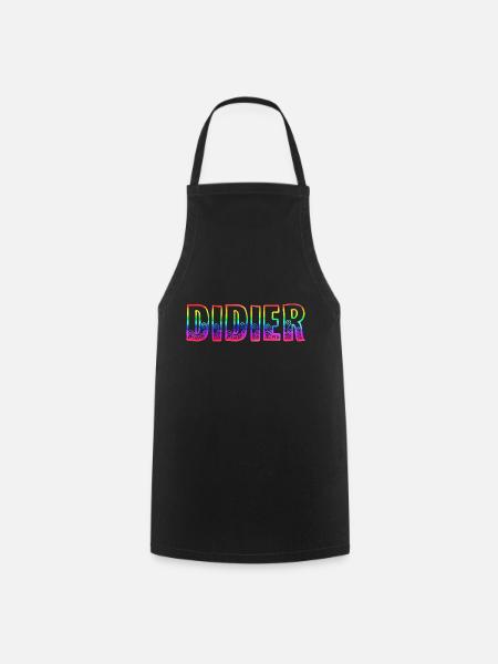 didier rs regenbogen - Kochschürze - Schwarz