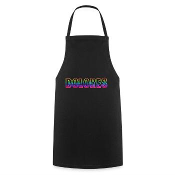 Dolores RS Rainbow - Cooking Apron - black - Front - AI Model Male 185 dark (185cm)