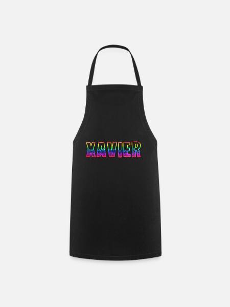 xavier rs regenbogen - Kochschürze - Schwarz
