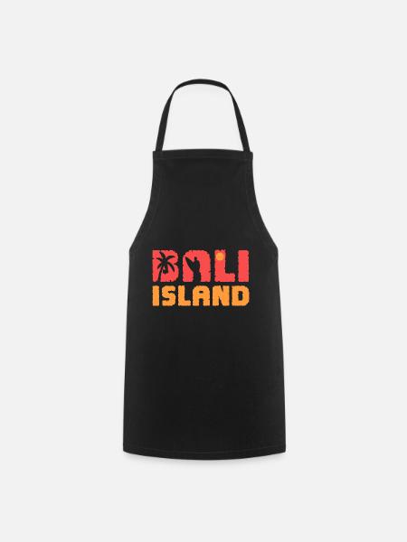 Surf de surf de surf surfergirl Bali Surf surf - Tablier de cuisine - noir
