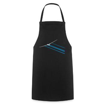 Segelflieger Geschenk Weihnachtsgeschenk T-Shirt - Kochschürze - Schwarz - Vorne - AI Model Male 185 dark (185cm)