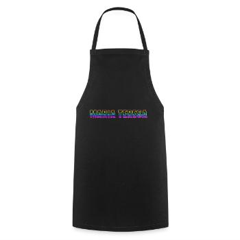 maria teresa rs regenbogen - Kochschürze - Schwarz - Vorne - AI Model Male 185 dark (185cm)