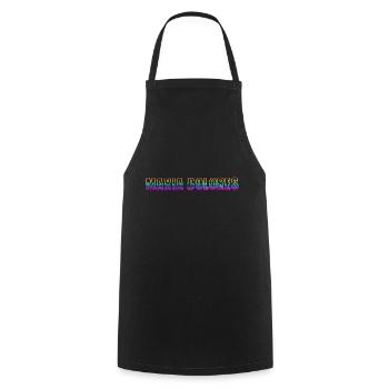 Maria Dolores RS Arc-en-ciel - Tablier de cuisine - noir - Devant - AI Model Male 185 dark (185cm)