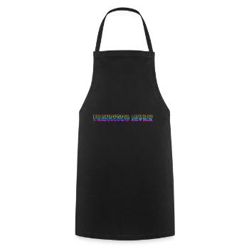 Francisco Javier RS Rainbow - Cooking Apron - black - Front - AI Model Male 185 dark (185cm)