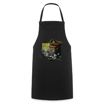 P47 Thunderbolt Crâne mort - Tablier de cuisine - noir - Devant - AI Model Male 185 dark (185cm)