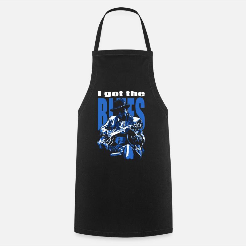 I got the blues - Cooking Apron - black