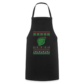 Christmas Ugly Sweater - Tablier de cuisine - noir - Devant - AI Model Male 185 dark (185cm)