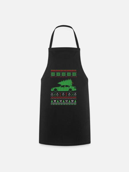 Christmas Ugly Sweater - Cooking Apron - black