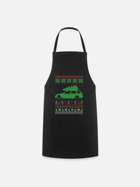 Christmas Ugly Sweater - Kochschürze - Schwarz