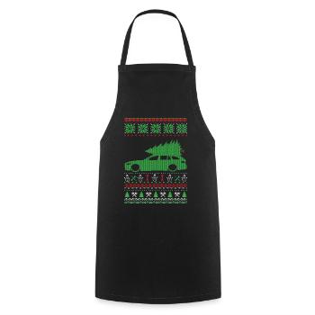 Christmas Ugly Sweater - Kochschürze - Schwarz - Vorne - AI Model Male 185 dark (185cm)