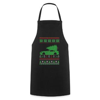 Christmas Ugly Sweater - Kochschürze - Schwarz - Vorne - AI Model Male 185 dark (185cm)