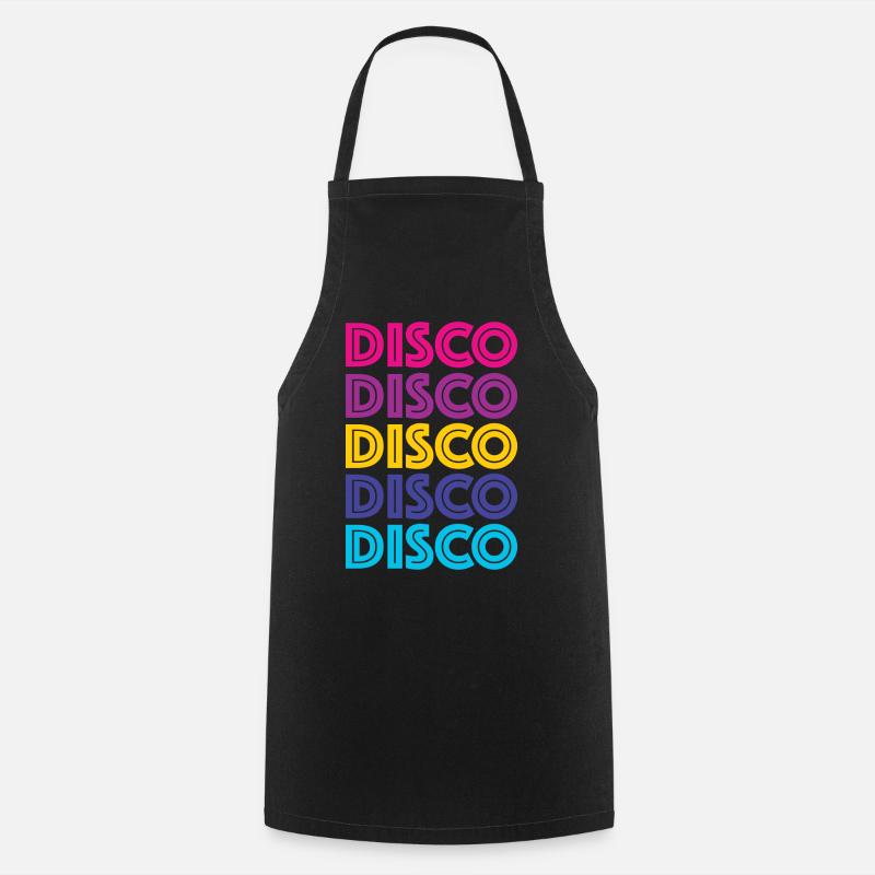 Disco Disco Disco - Kochschürze - Schwarz