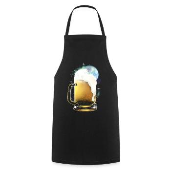 23F 0226 bk - Cooking Apron - black - Front - AI Model Male 185 dark (185cm)