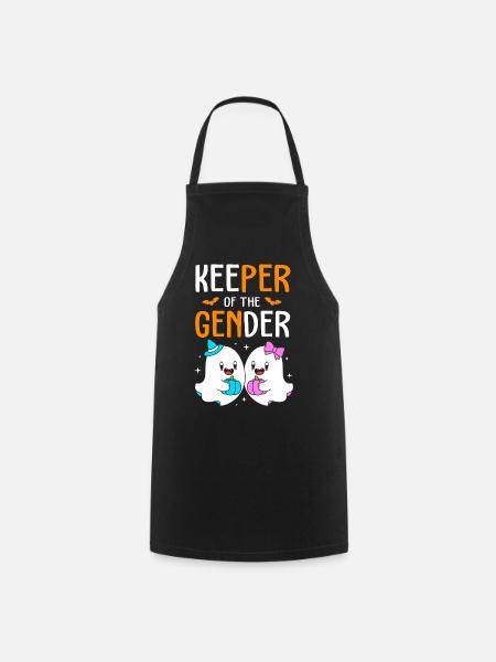 Halloween Gender Reveal - Kochschürze - Schwarz