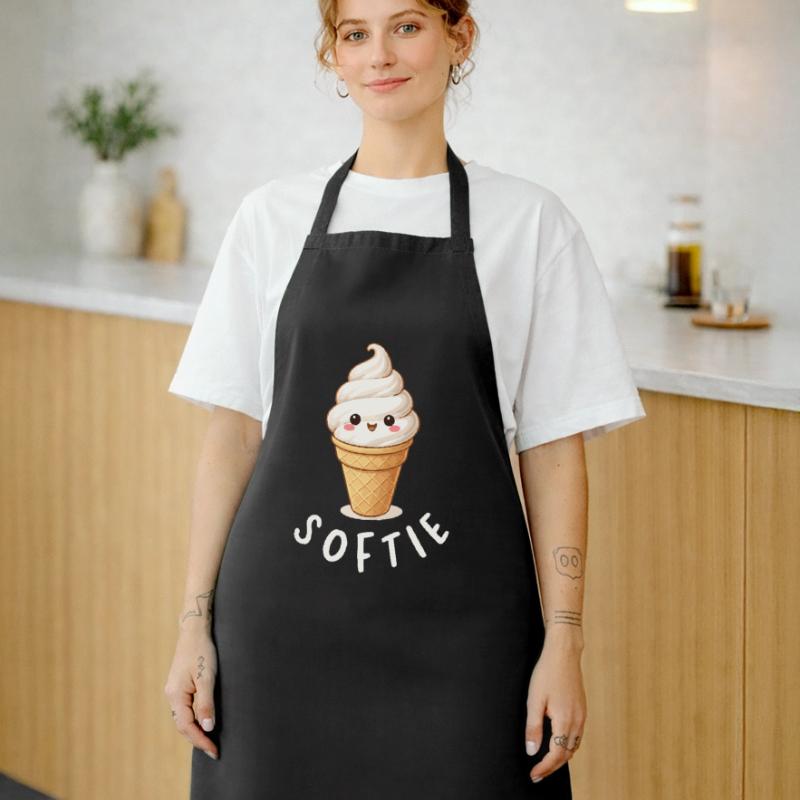 Softie. Softeis Liebe Eiscreme Statement Kochschürze