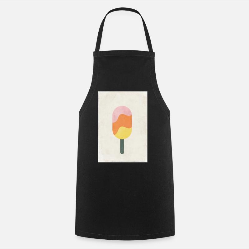Glaces - Tablier de cuisine - noir