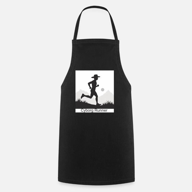 Coureur Cyborg - Tablier de cuisine - noir