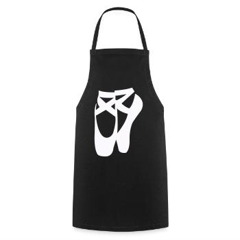 Ballerina - Tablier de cuisine - noir - Devant - AI Model Male 185 dark (185cm)
