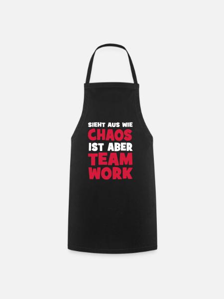 Teamwork - Kochschürze - Schwarz