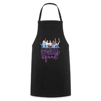 Bride bride wedding stag party bridesmaid party stag party - Cooking Apron - black - Front - AI Model Male 185 dark (185cm)