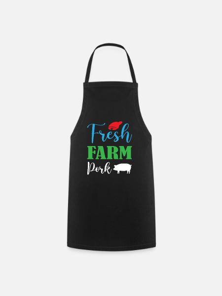 Fresh Farm Pork - Kochschürze - Schwarz