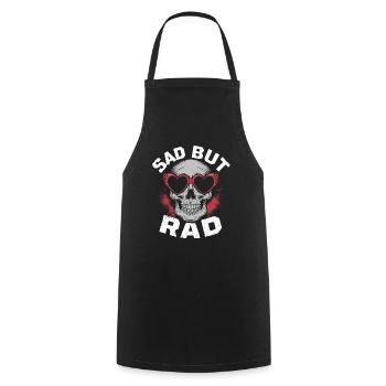 Cool goth look with depth - Cooking Apron - black - Front - AI Model Male 185 dark (185cm)