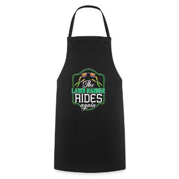 Le garde forestier monte à nouveau gardien au - Tablier de cuisine - noir - Devant - AI Model Male 185 dark (185cm)