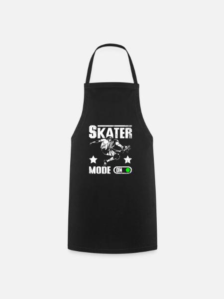 Skater mode on - Kochschürze - Schwarz