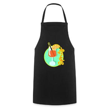 Spritz Cocktail Party - Kochschürze - Schwarz - Vorne - AI Model Male 185 dark (185cm)