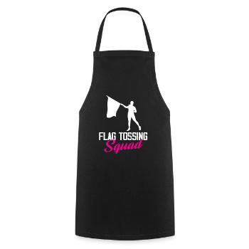 Flag tossing squad - Cooking Apron - black - Front - AI Model Male 185 dark (185cm)