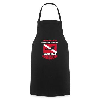 Leaf Peeping Squad Autumn Leaf Peeper - Cooking Apron - black - Front - AI Model Male 185 dark (185cm)