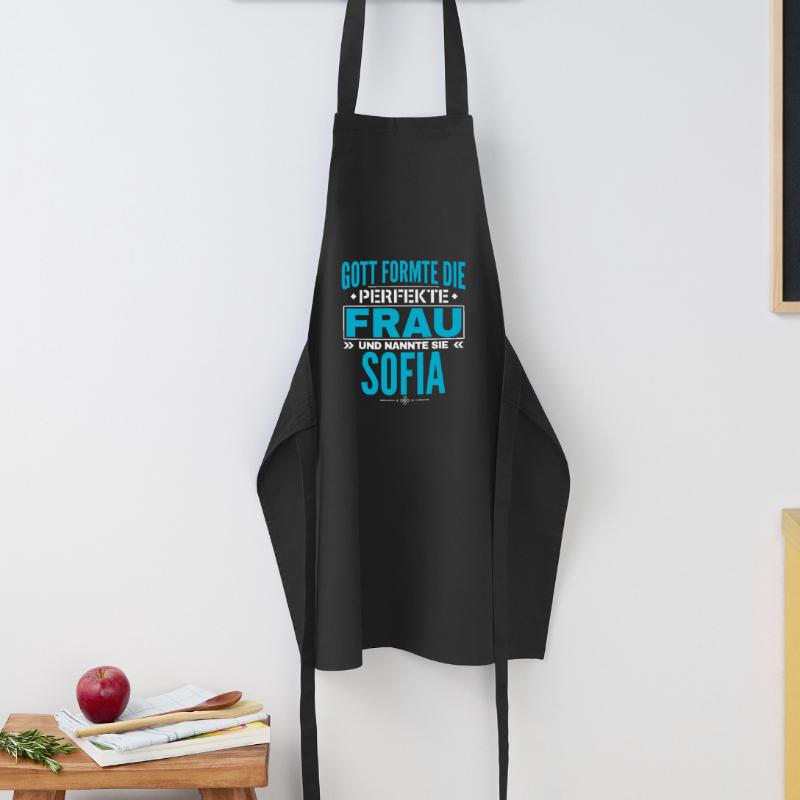 Conception de nom de Sofia Tablier de cuisine