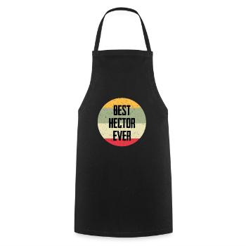 Le meilleur Hector de tous les temps - Tablier de cuisine - noir - Devant - AI Model Male 185 dark (185cm)