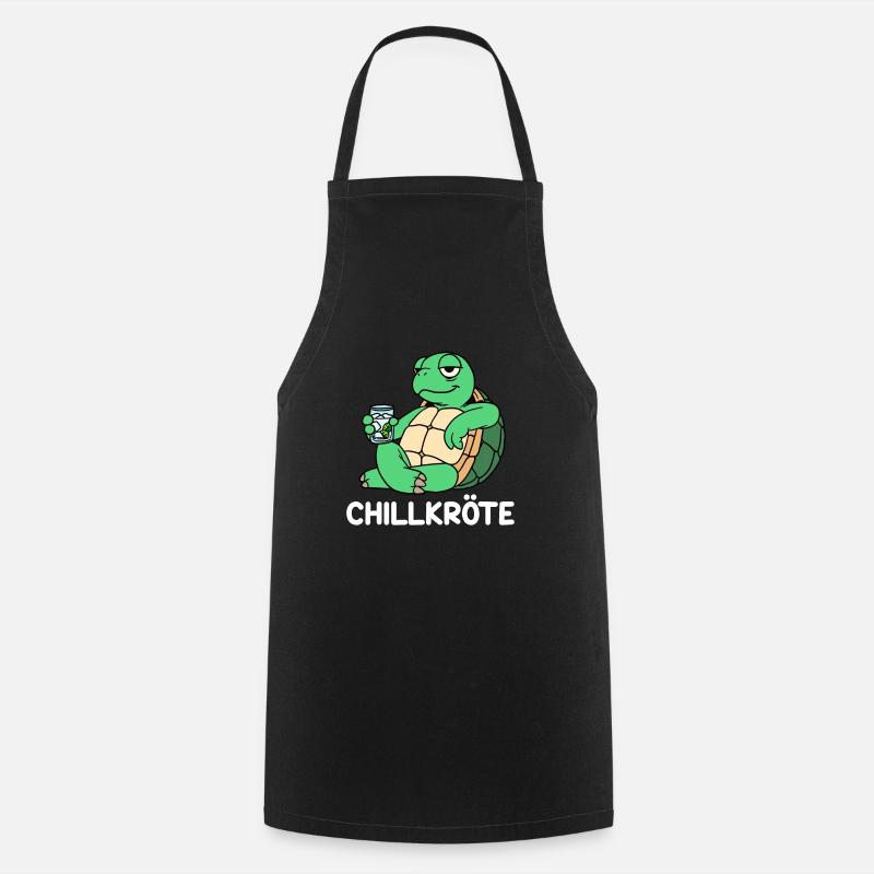 Chillkrote - Kochschürze - Schwarz