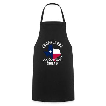 Chupacabra Research Squad Cache-cache Cryptide - Tablier de cuisine - noir - Devant - AI Model Male 185 dark (185cm)