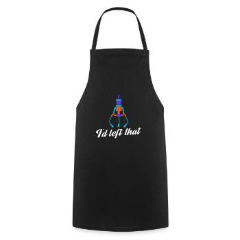 I'd Left That Prize Claw Machine Crane Game - Cooking Apron - black - Front - AI Model Male 185 dark (185cm)