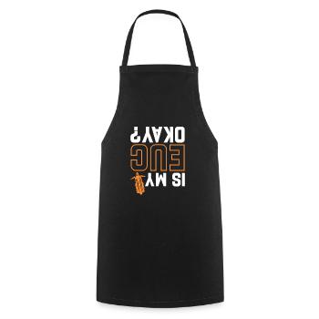 est mon euc correct Design pour un passionné de - Tablier de cuisine - noir - Devant - AI Model Male 185 dark (185cm)