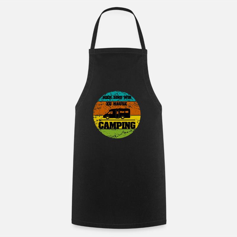 Camping - Kochschürze - Schwarz