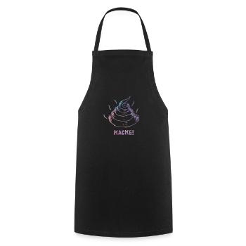 Merde, merde de merde - Tablier de cuisine - noir - Devant - AI Model Male 185 dark (185cm)