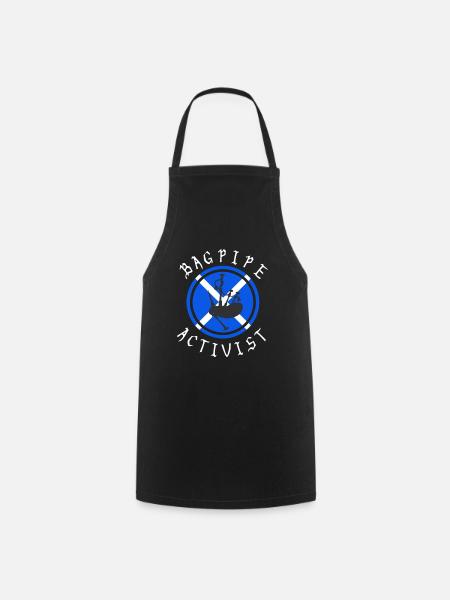 Ecosse, Ecosse, Cornemuse, Cornemuse - Tablier de cuisine - noir