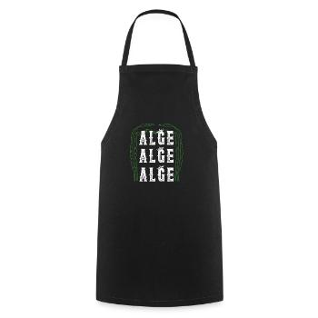 alge alge alge casino king memes - Cooking Apron - black - Front - AI Model Male 185 dark (185cm)