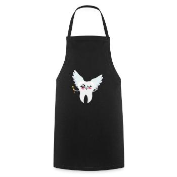 Tooth fairy dental assistant tooth fairy gift motif - Cooking Apron - black - Front - AI Model Male 185 dark (185cm)