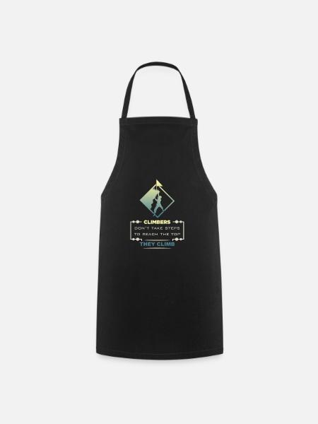 bouldering - Cooking Apron - black