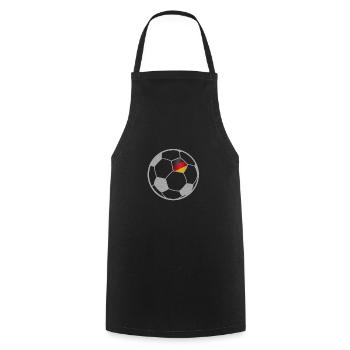 Germany - Cooking Apron - black - Front - AI Model Male 185 dark (185cm)