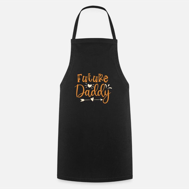 Future daddy - Cooking Apron - black