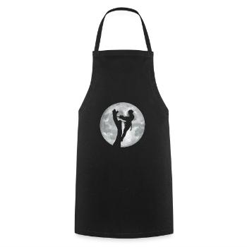 Funny Chainsaw Arborist Gift - Cooking Apron - black - Front - AI Model Male 185 dark (185cm)