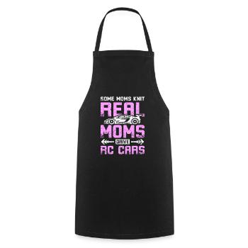 Les mamans conduisent des voitures rc - Tablier de cuisine - noir - Devant - AI Model Male 185 dark (185cm)