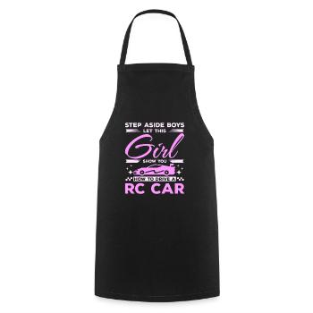 Laissez cette fille vous montrer comment conduire une voiture rc - Tablier de cuisine - noir - Devant - AI Model Male 185 dark (185cm)