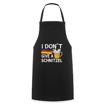 Ich Gebe Kein Schnitzel Funny Deutsch Zitat - Kochschürze - Schwarz - Vorne - AI Model Male 185 dark (185cm)